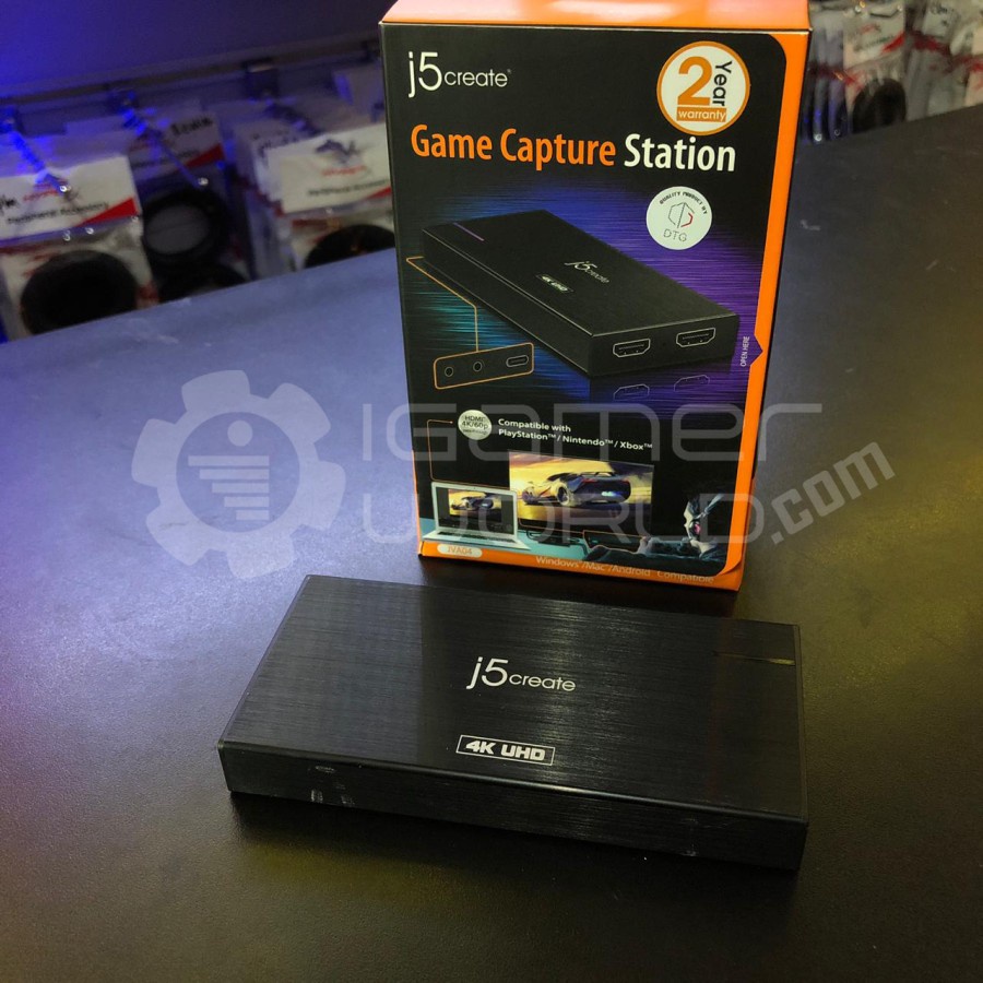 j5create JVA04 HDMI™ to USB-C™ Game Capture Station