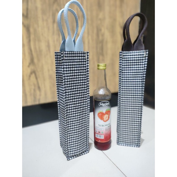 tas botol minum size 8*8*33 cm tas Tumbler totebag botol air minum cantik