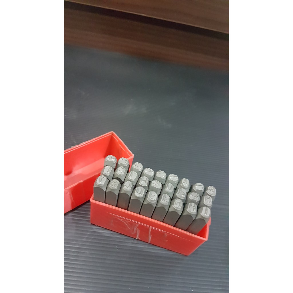 

Grip Besi Stempel Huruf Alphabet 6 mm isi 27 pcs Toyoda / Letter Punch