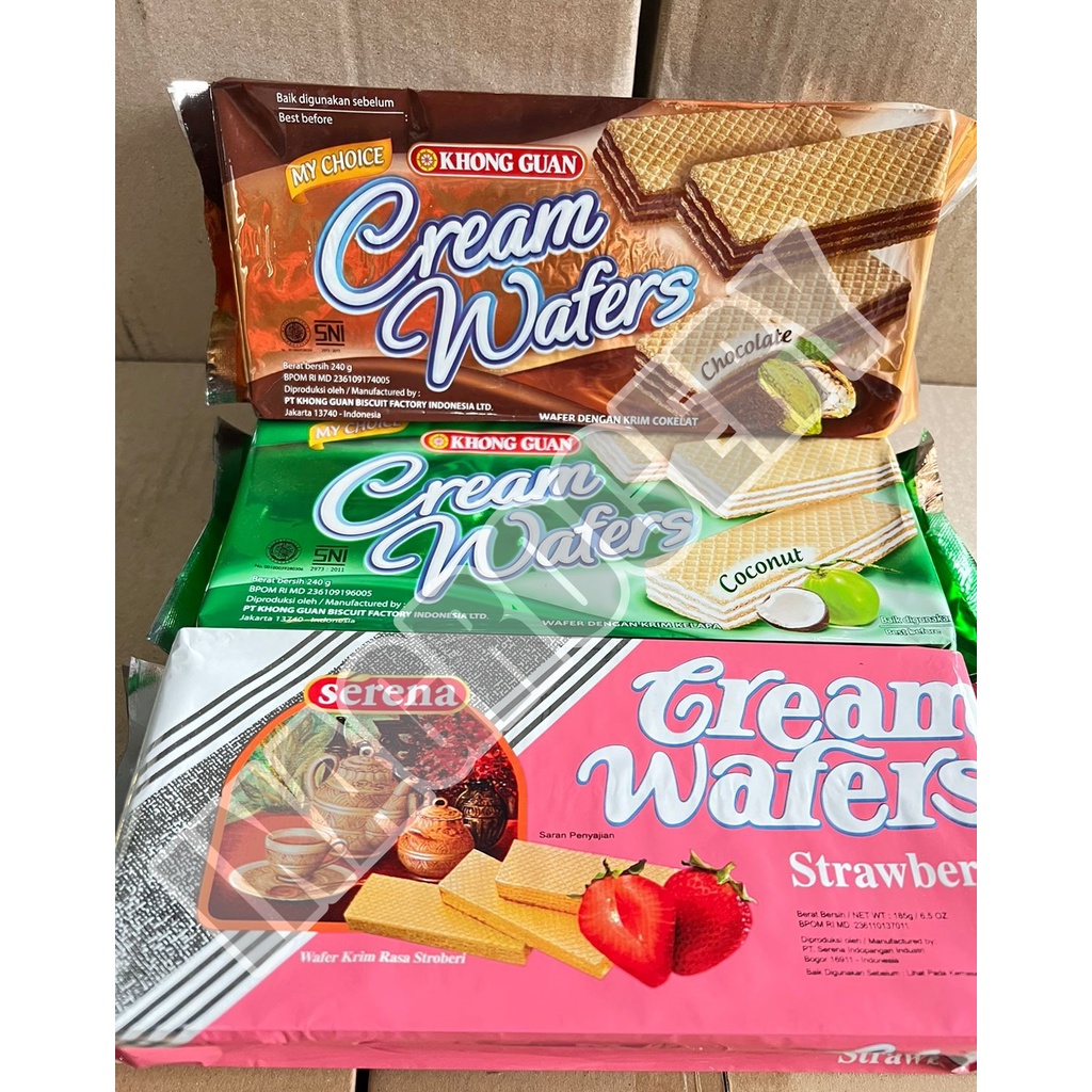 

KHONGGUAN NISSIN CREAM WAFERS (ALL VARIANT)