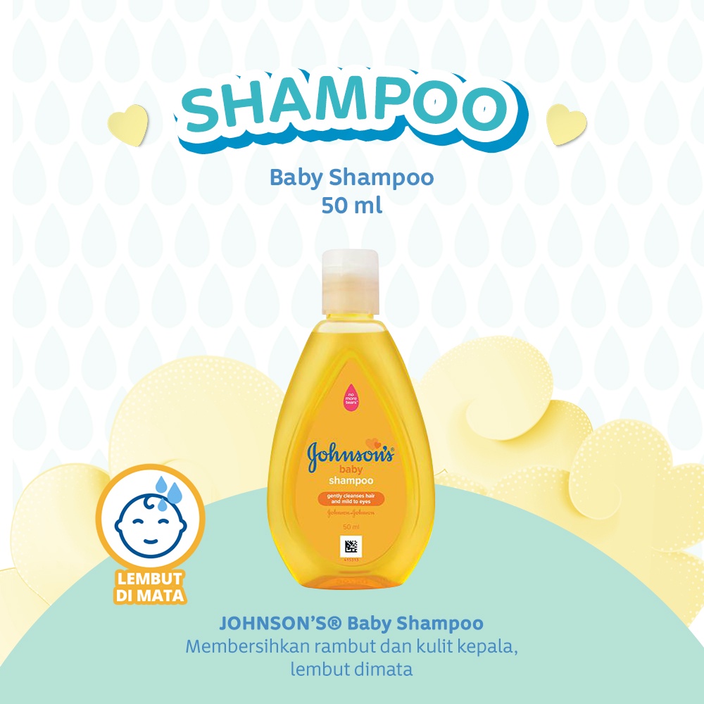 JOHNSON'S Gold Baby Shampoo - Shampo Bayi 50ml