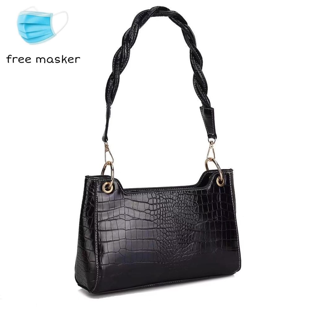 TAS BAHU WANITA SABI4 CROCO MINI #008