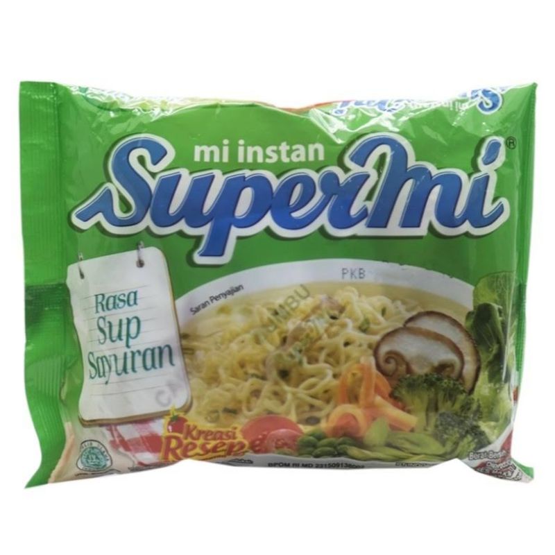 

Mie supermie Sup sayuran 65gram (10bks) gosend