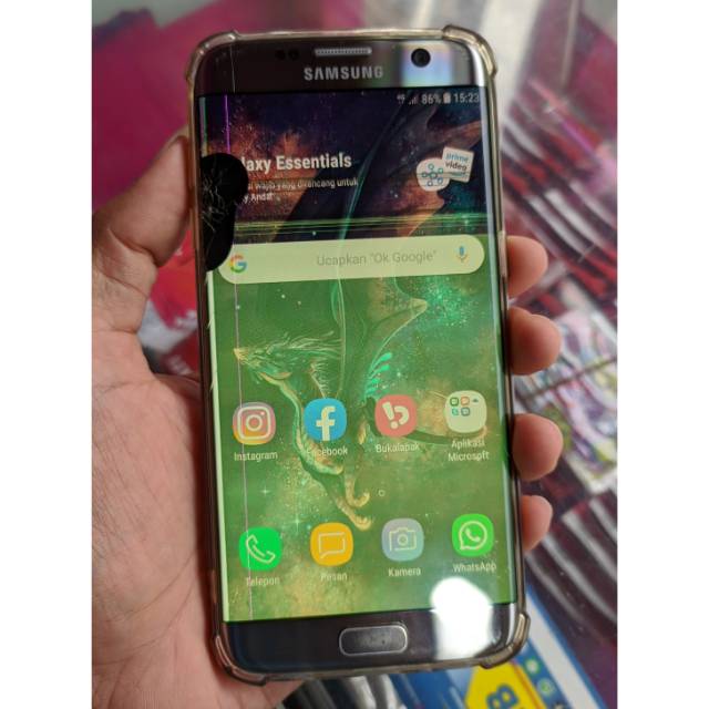 LCD Samsung S7 Edge SEIN Minus Seadanya