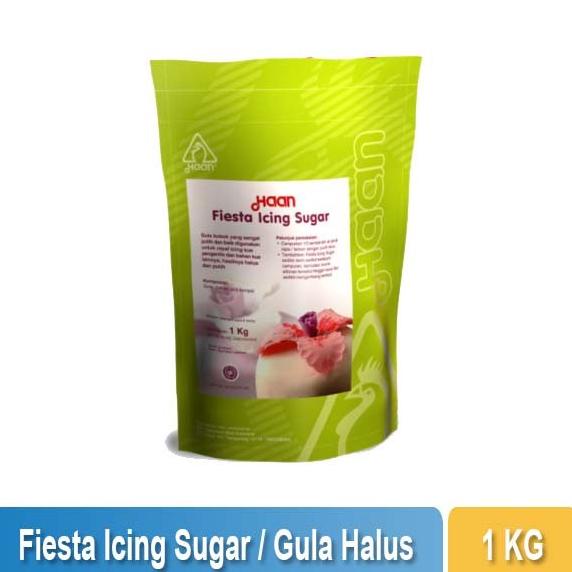 

Haan Fiesta Icing Sugar 1 Kg TERLARIS TERPERCAYA ORIGINAL
