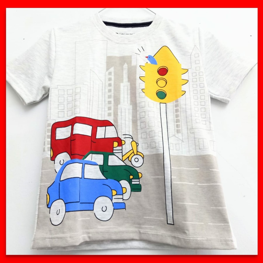 Kaos Anak Karakter Traffic Light