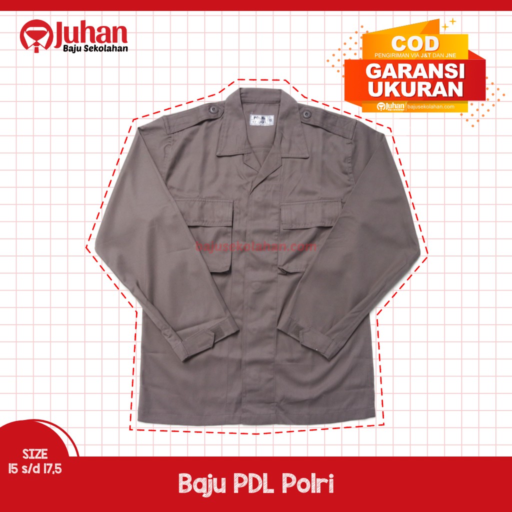Baju PDL Polri Baju PDL Jatah Polri Baju PDL A1 Baju Seragam Polri Baju PDL Lengan Panjang Baju Poli