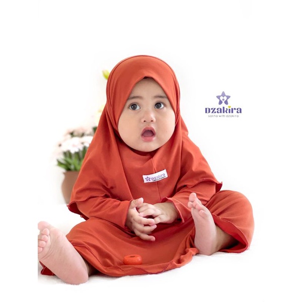 GAMIS BAYI KIA by DZAKIRA 0-2Thn TARACOTTA