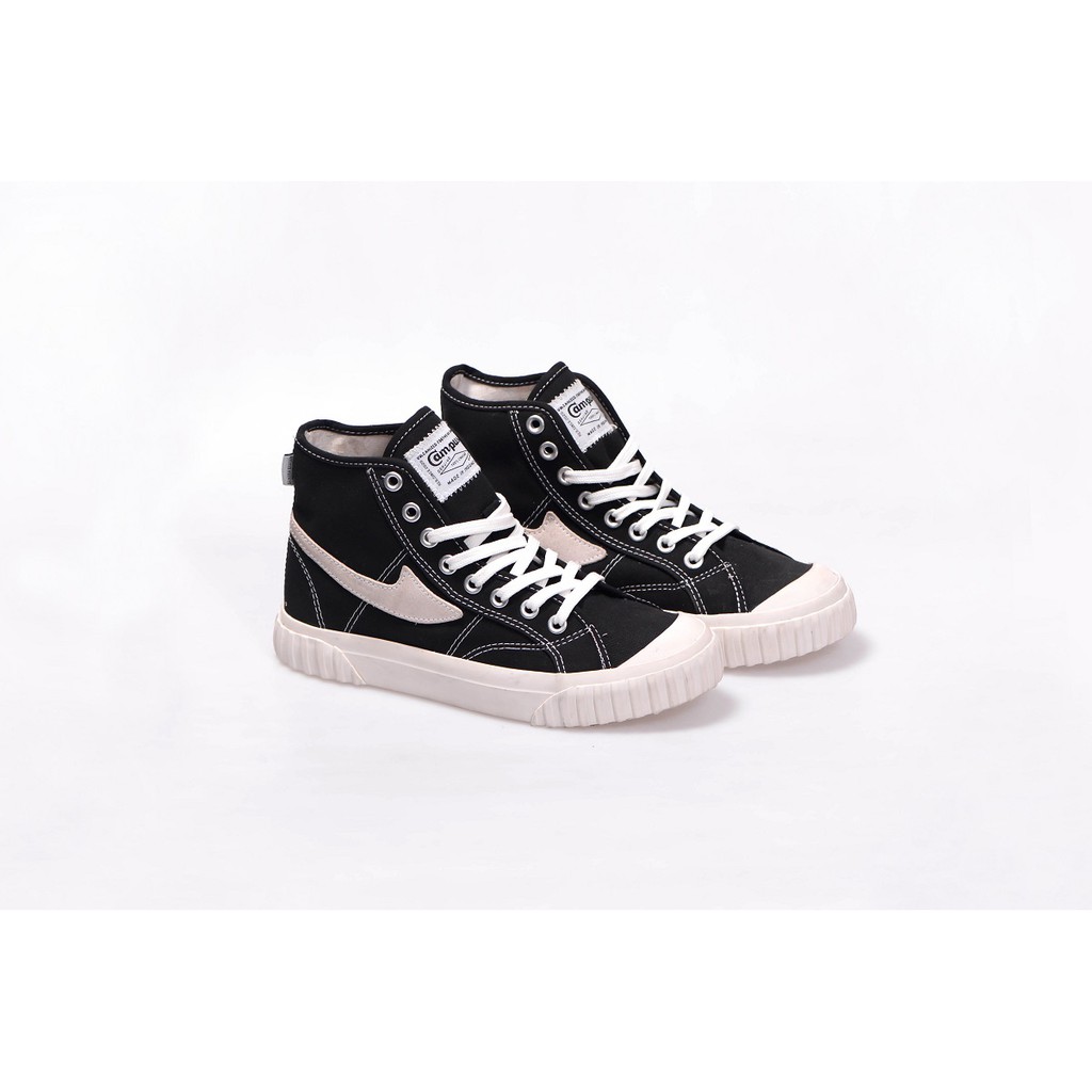 Sepatu Campuss Semesta High Black White Sneakers Vulcan [4177231777882]