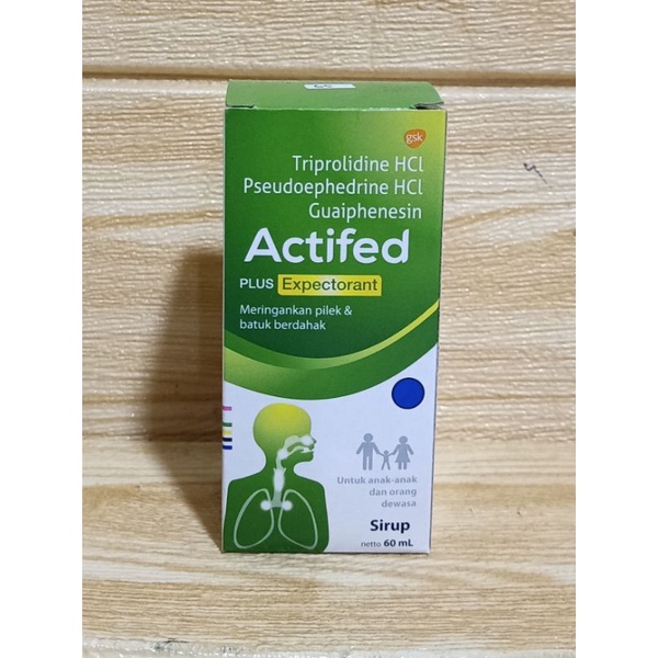 Actifed plus expec 60ml|Actifed plus cought suppressant|Actifed syr 60ml