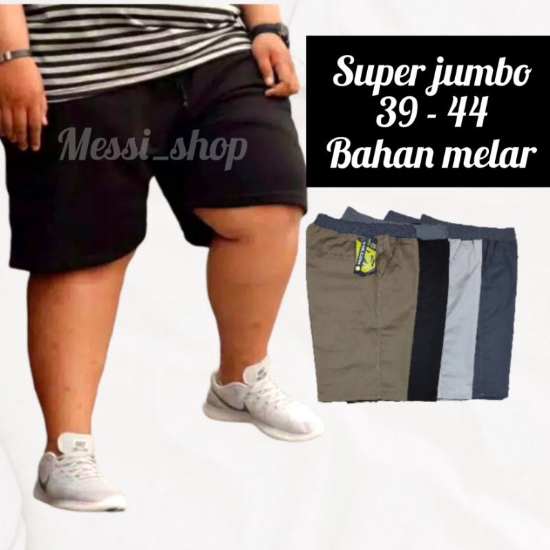 Celana Pendek Super Jumbo Chino Pants Celana Santai Rip Pria XXXXL