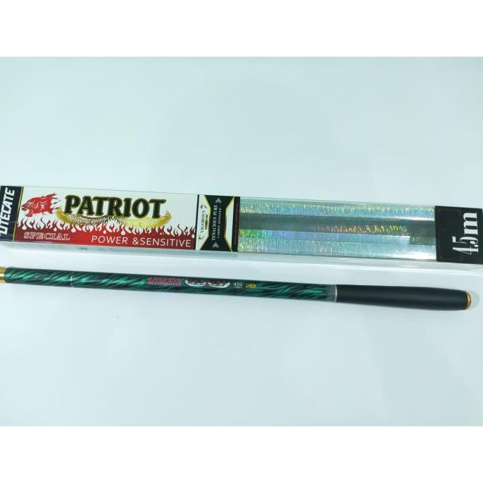 TERMURAH Joran Tegek Joran Pancing Utecate Patriot 450 cm Pole Carbon Hard