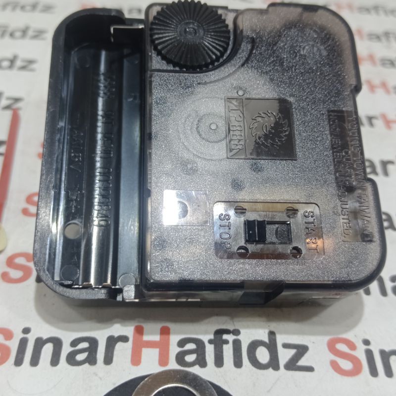 mesin jam dinding original taiwan lengkap saklar on off