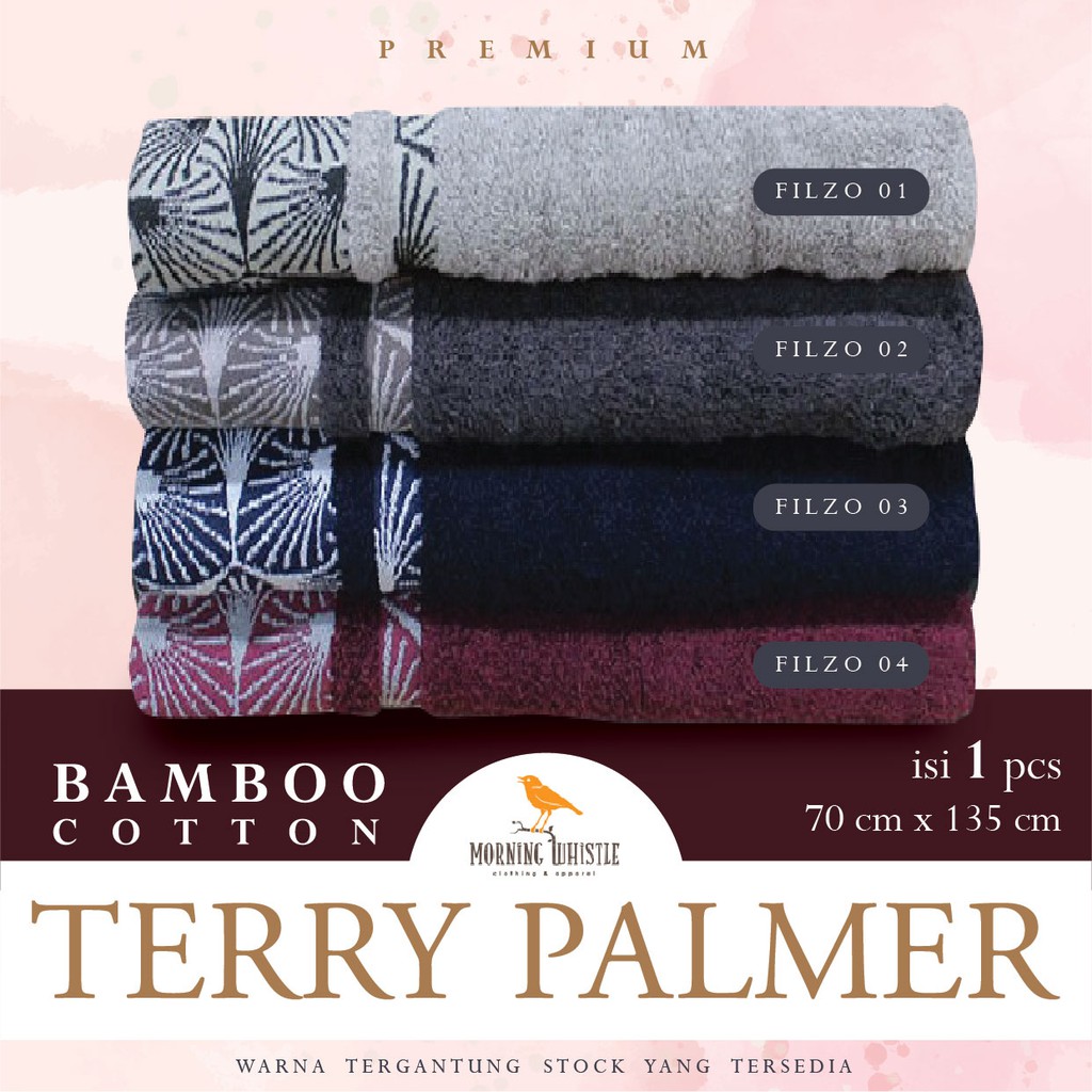 Terry Palmer Morning Whistle Handuk Mandi Premium Bamboo Towel