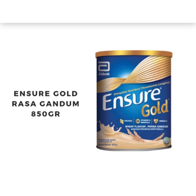 Susu Ensure Gold - rasa Wheat 850gr