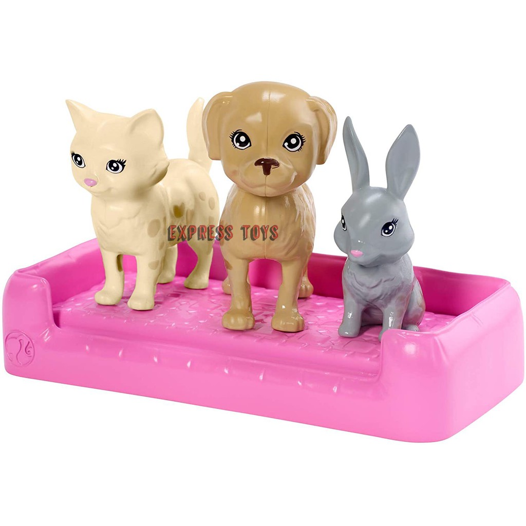 barbie play and wash pets