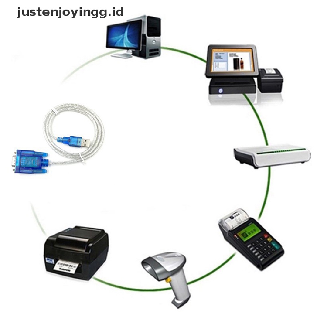 Kabel Adapter Converter justenjoyingg.id / USB to RS232 Serial Port DB9 9 Pin Male COM Port