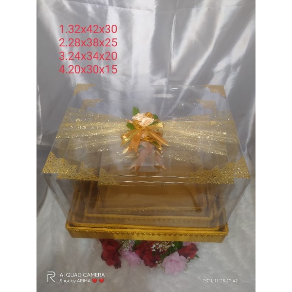 

kotak hantaran,box seserahan mika full isi 4pcs