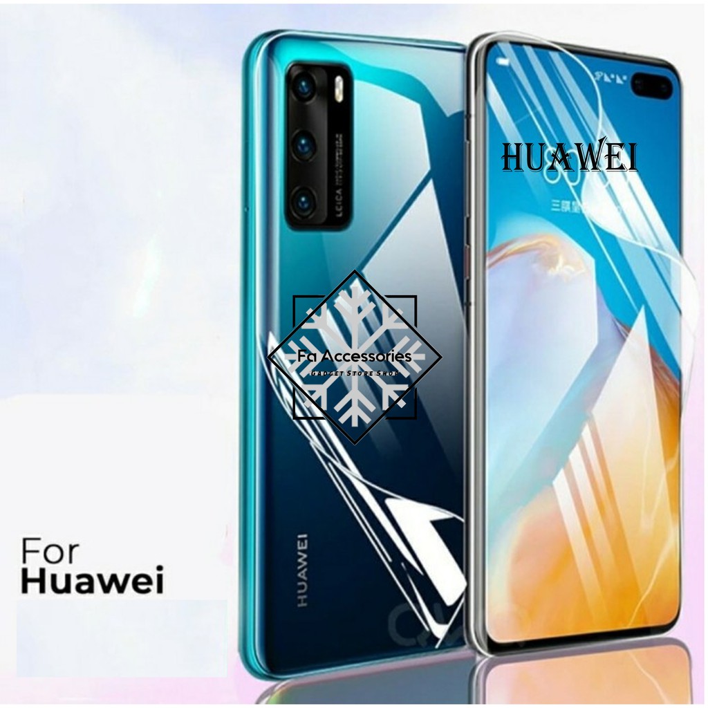 FA ANTI GORES JELLY HYDROGEL HUAWEI NOVA MATE 2I 2LITE 3I 5T 7 20 20PRO P30 P30LITE P30PRO PRO LITE