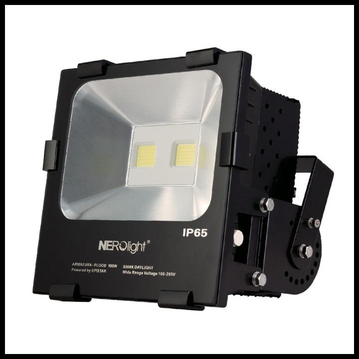 NEROLIGHT ARMATURA LED FLOOD LIGHT - 100W NERO LED