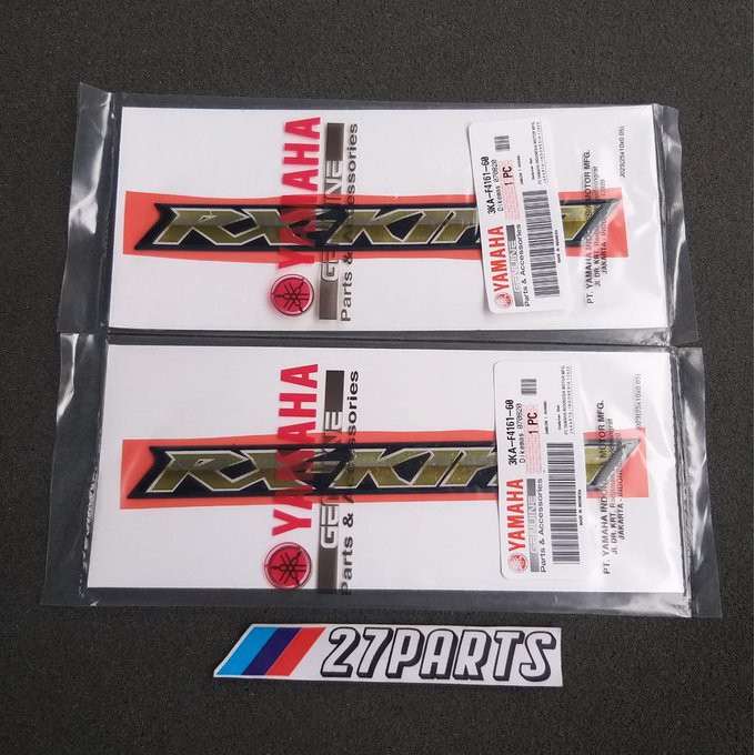 Jual Emblem Box Aki Rx King Yamaha Original Shopee Indonesia