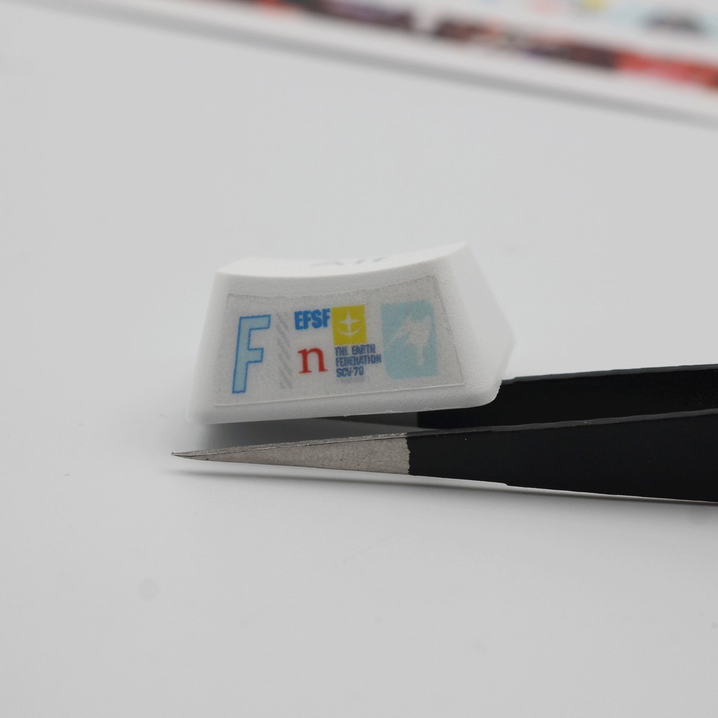 Mechanical keyboards Transparent Sticker on Key Cap Side Lettering Protective film Waterproof Clear Sticker For Keycaps