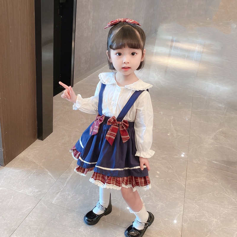 D- 834 DRess VINTAGE PITA2  / Dress katun anak cewek import / Dress baby import / Dress anak bayi lucu / Pakaina anak cewek import / Dress pita anak cewek / Dress anak 2 tahun-4