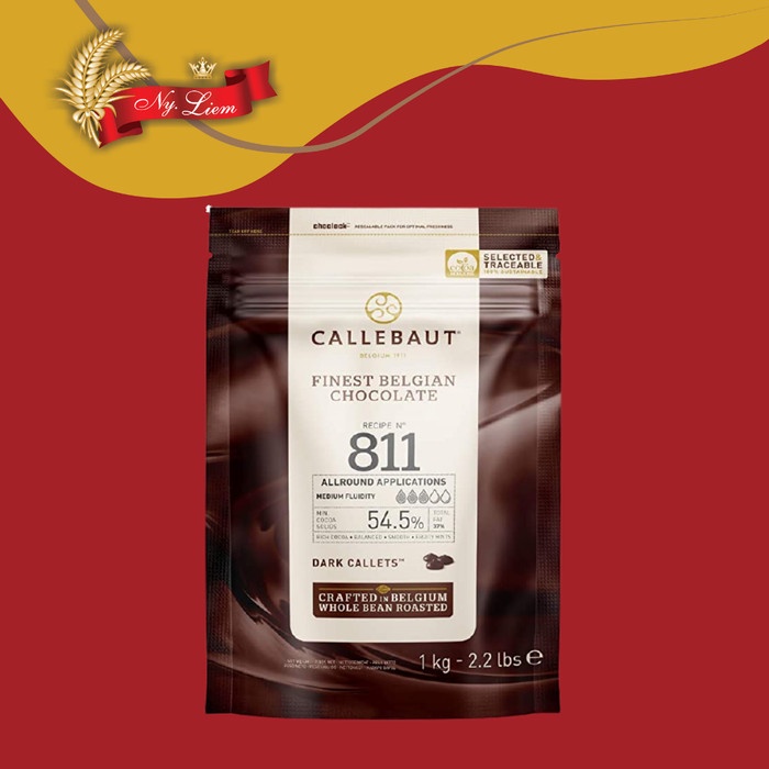 CALLEBAUT Dark Recipe n° 811 Callets 545 1kg