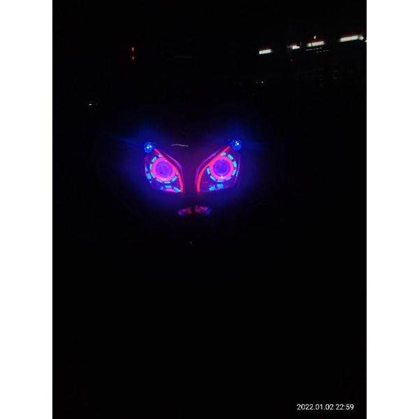 PAKET PROJIE DAN REFLEKTOR LAMPU DEPAN VARIO KARBU 110