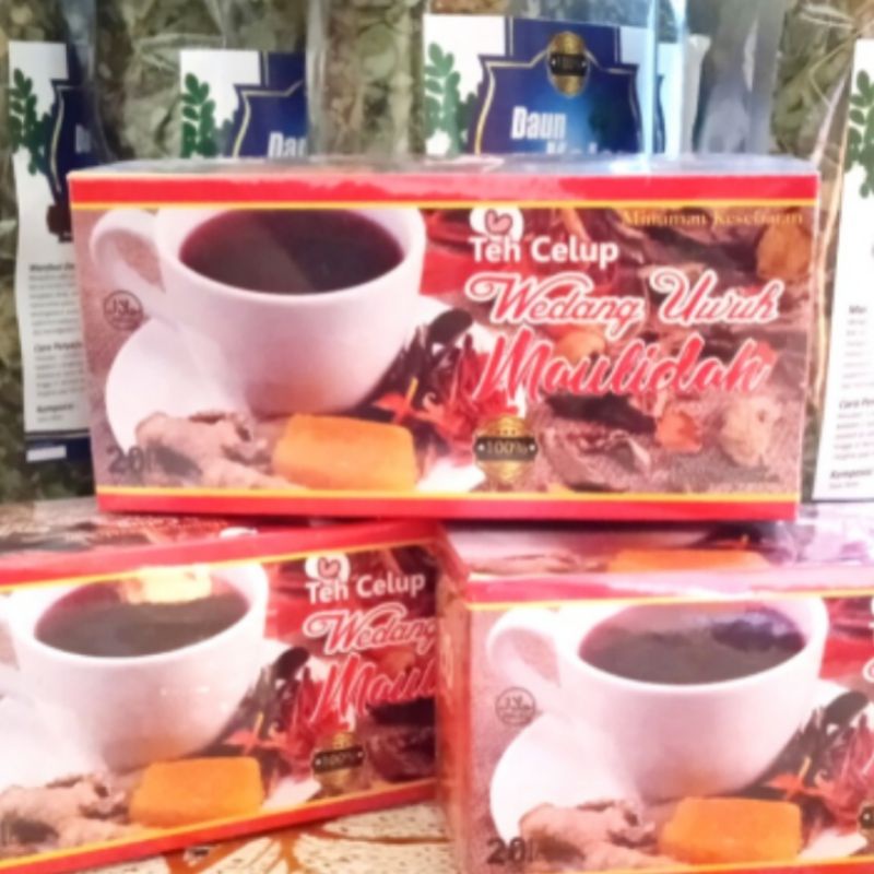 

Teh Celup Wedang Uwuh / Teh Herbal Isi 20 Kantong Teh