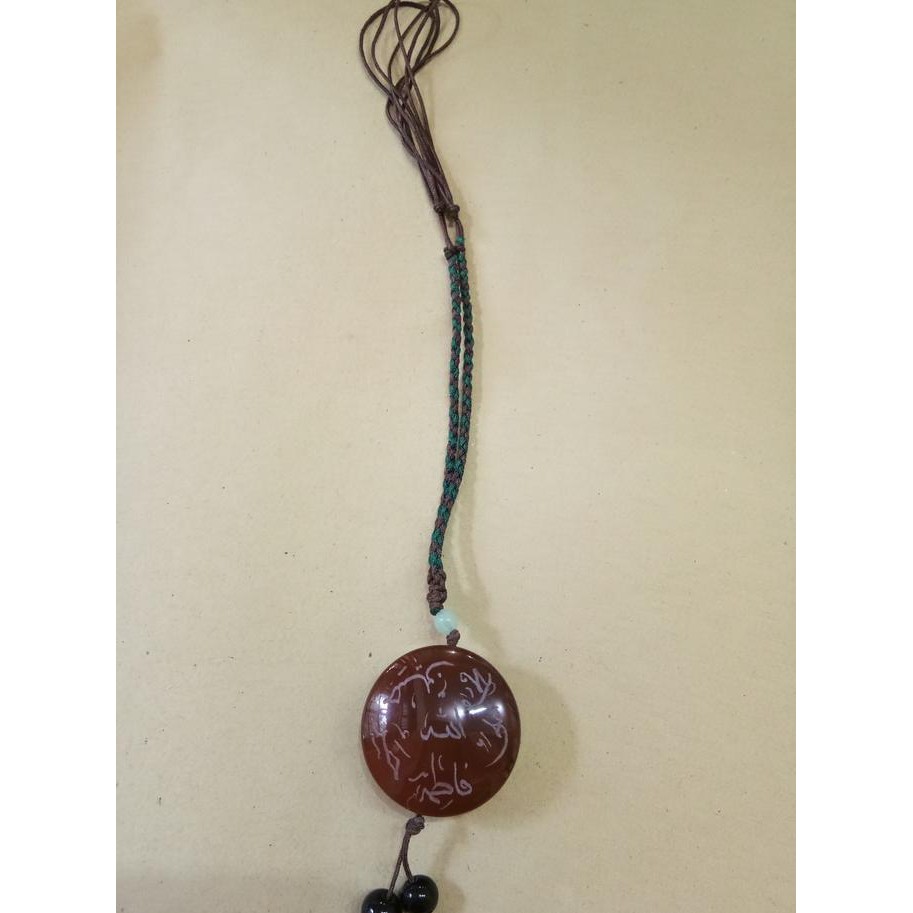 JUAL Kalung Batu Akik Besar Khiriz/Hiriz Ahlul Kisa Asli dari Iran FREE ONGKIR