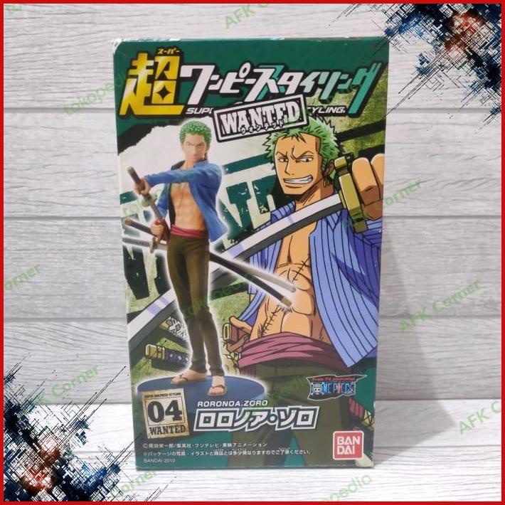 Action Figure One Piece Styling Roronoa Zoro Casual Bandai WCF MBH