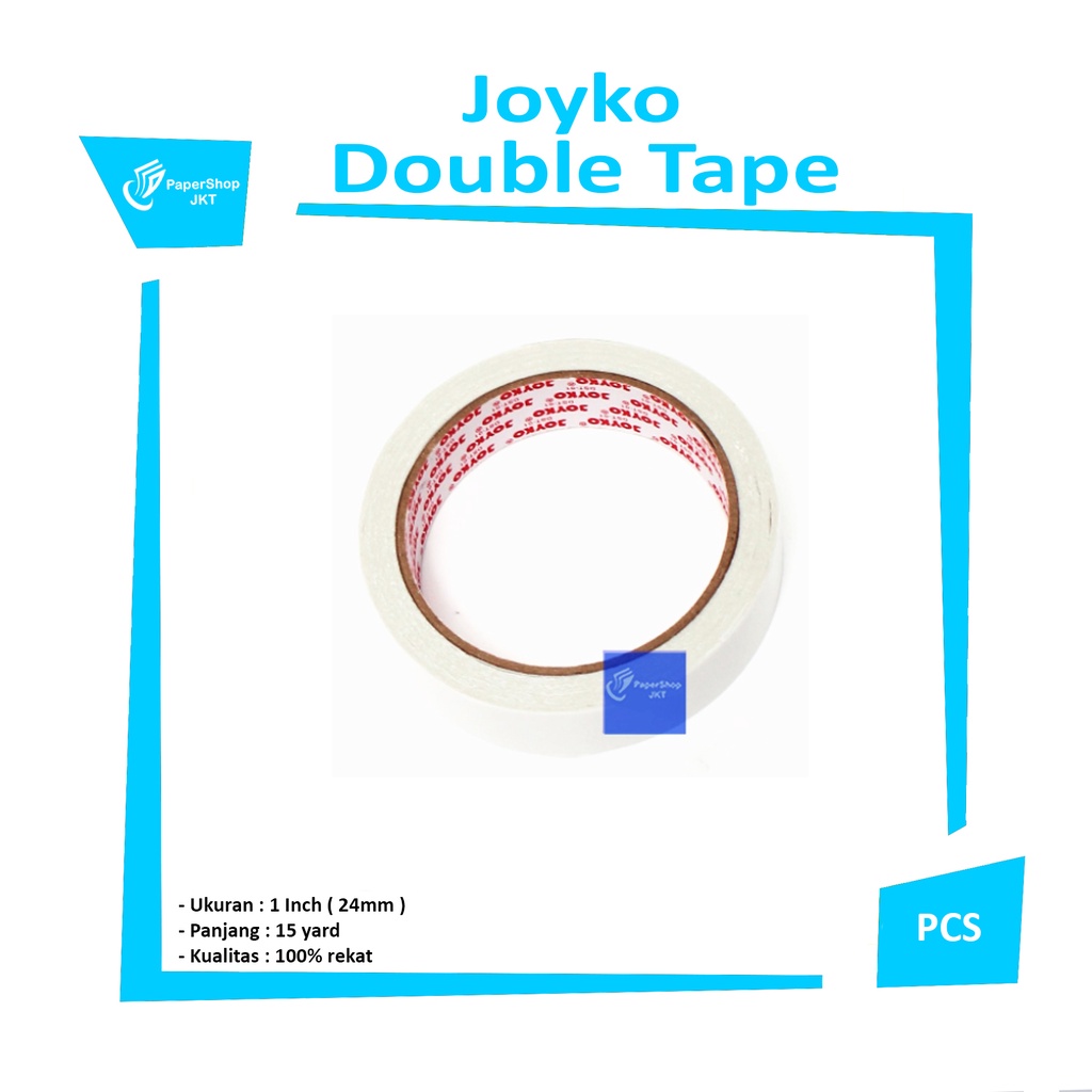 

JOYKO - Double Tape 24mm - 1 INCH x 15 Yard - Roll