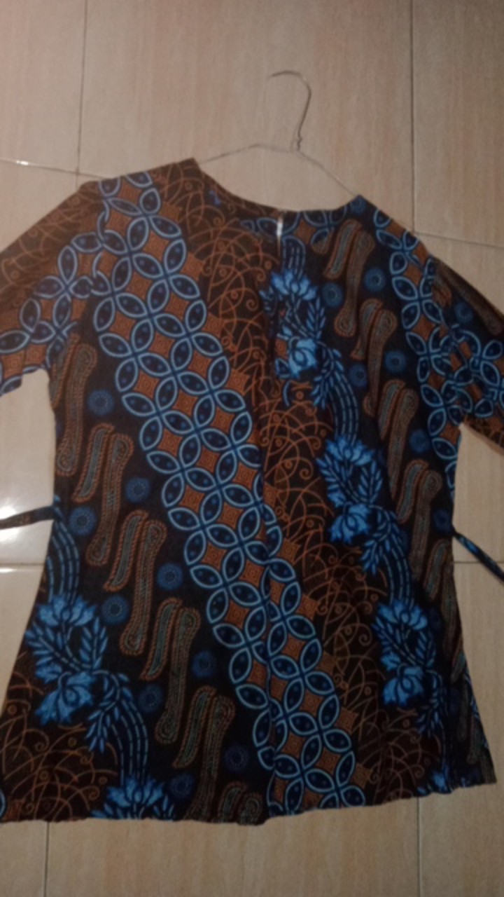 Maura Couple - Sania Ruffle Batik Couple Ori Ndoro Jowi Garansi Termurah Shopee - Batik Modern Solo
