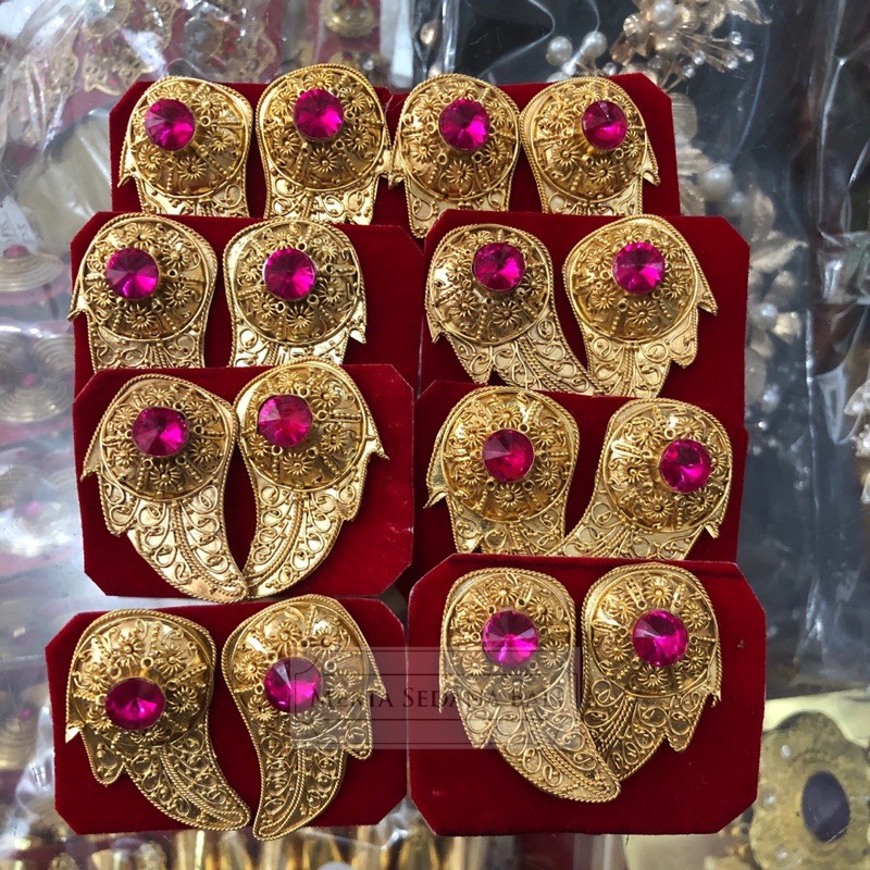 Rumbing / Anting Tari Hiasan Telinga Pengantin Bali