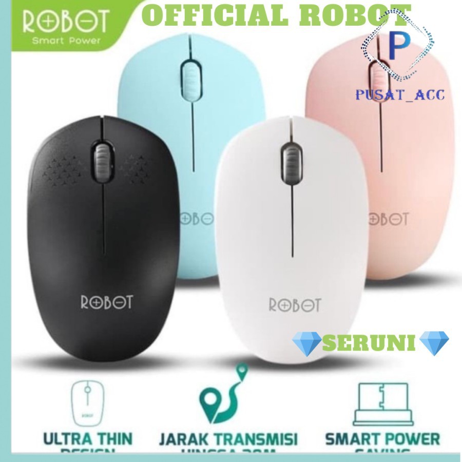 M210 - Robot M210 Mouse Wireless 2.4G Mouse Robot