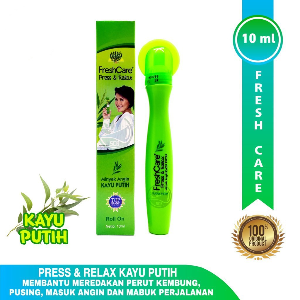 FreshCare Press and Relax Kayu Putih Roll On Panjang/Fresh Care/Kayu Putih Roll On