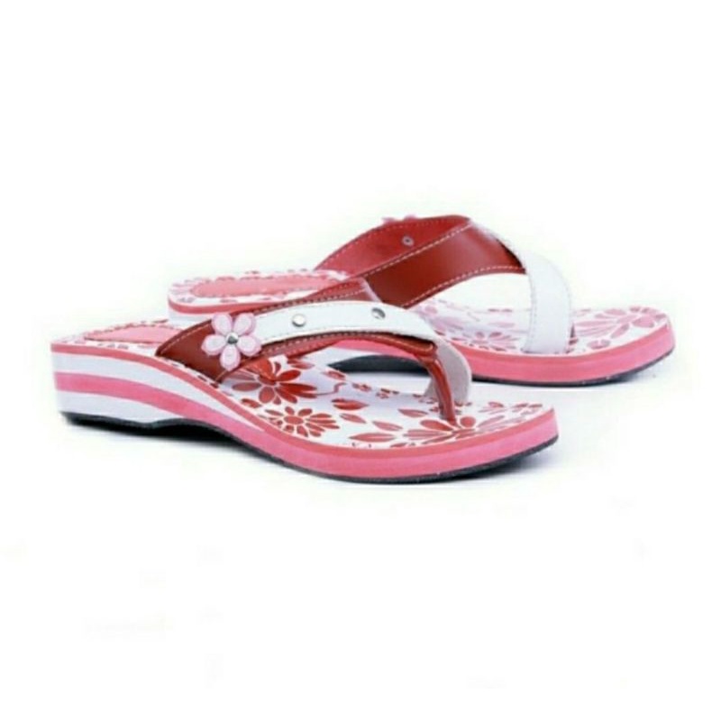 Sandal Anak perempuan /Wedges Anak Lucu merah / Sendal Wedges Pesta Cantik 26-35 Lucu