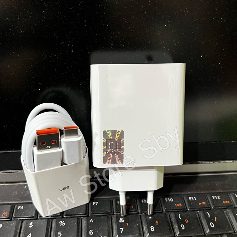 Power Charger Xiaomi 65W Usb Type C Turbo Charge 65Watt Xiaomi mi 10/ mi 11/ Poco F3/ X3 Pro/ M4 Pro