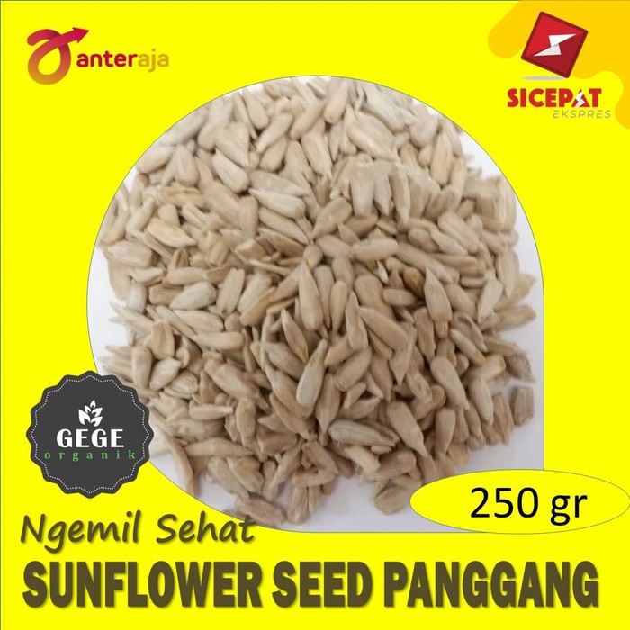 

Biji Bunga Matahari Panggang Oven Roasted Sunflower Seed Plain 250 gram