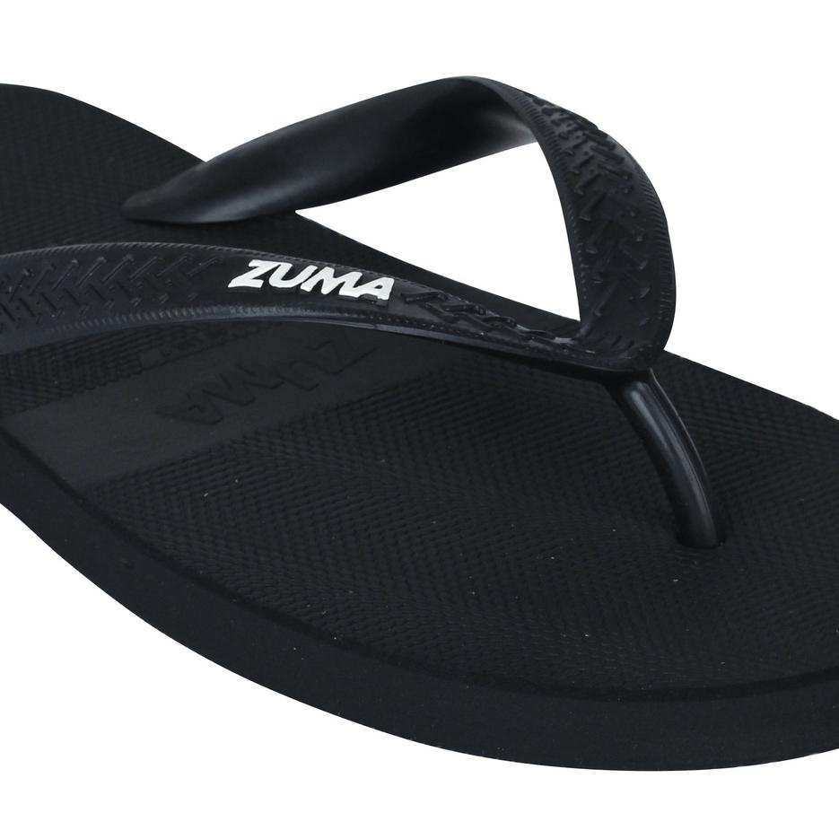 Paling Dicari.. Zuma Men Classic 1/Sandal Jepit Sandal Karet Pria - Hitam