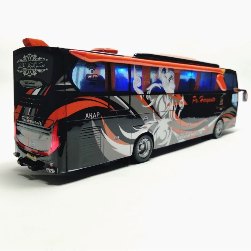 MINIATUR BUS PO.HARYANTO JETBUS3 VOYAGER FULL STROBO DAN INTERIOR