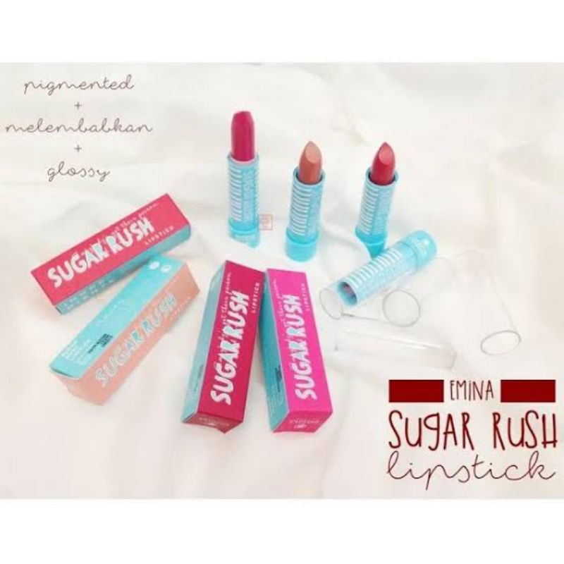 Emina sugar rush lipstick 3.8gr