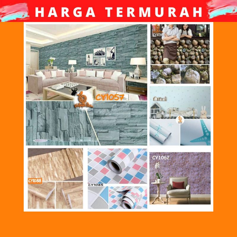 Jual Sticker Dinding Kamar Mandi Wallpaper Dinding Kamar Mandi Anti Air