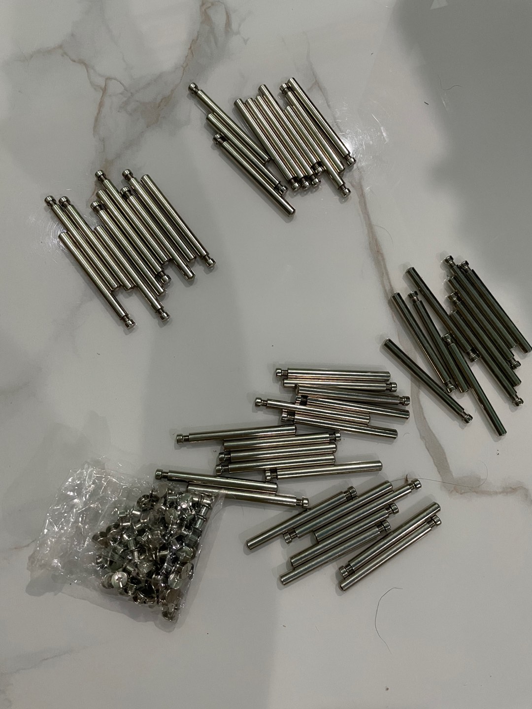 Pen Iklan 5 X 5 Baut Akrilik Kecil Mini / Stabil Kaca Sign Board Skrup Metal Pin Baut Jilid Buku 7 6