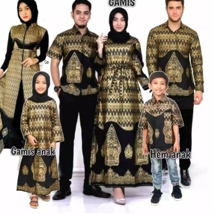 Paling Laris Batik couple keluarga modern batik keluarga gamis jumbo termurah di shopee Baju batik k
