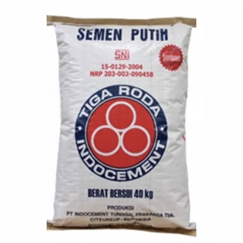 SEMEN PUTIH TIGA RODA 1 KG / SEMEN PUTIH TIGA RODA ECER