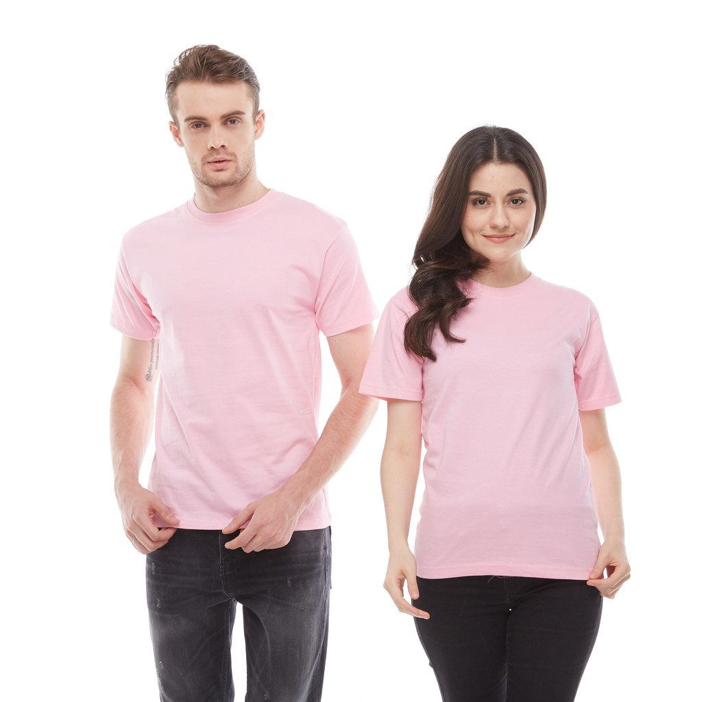 PINK BABY Cotton Combed 20s Lengan Pendek (PRIA &amp; WANITA)