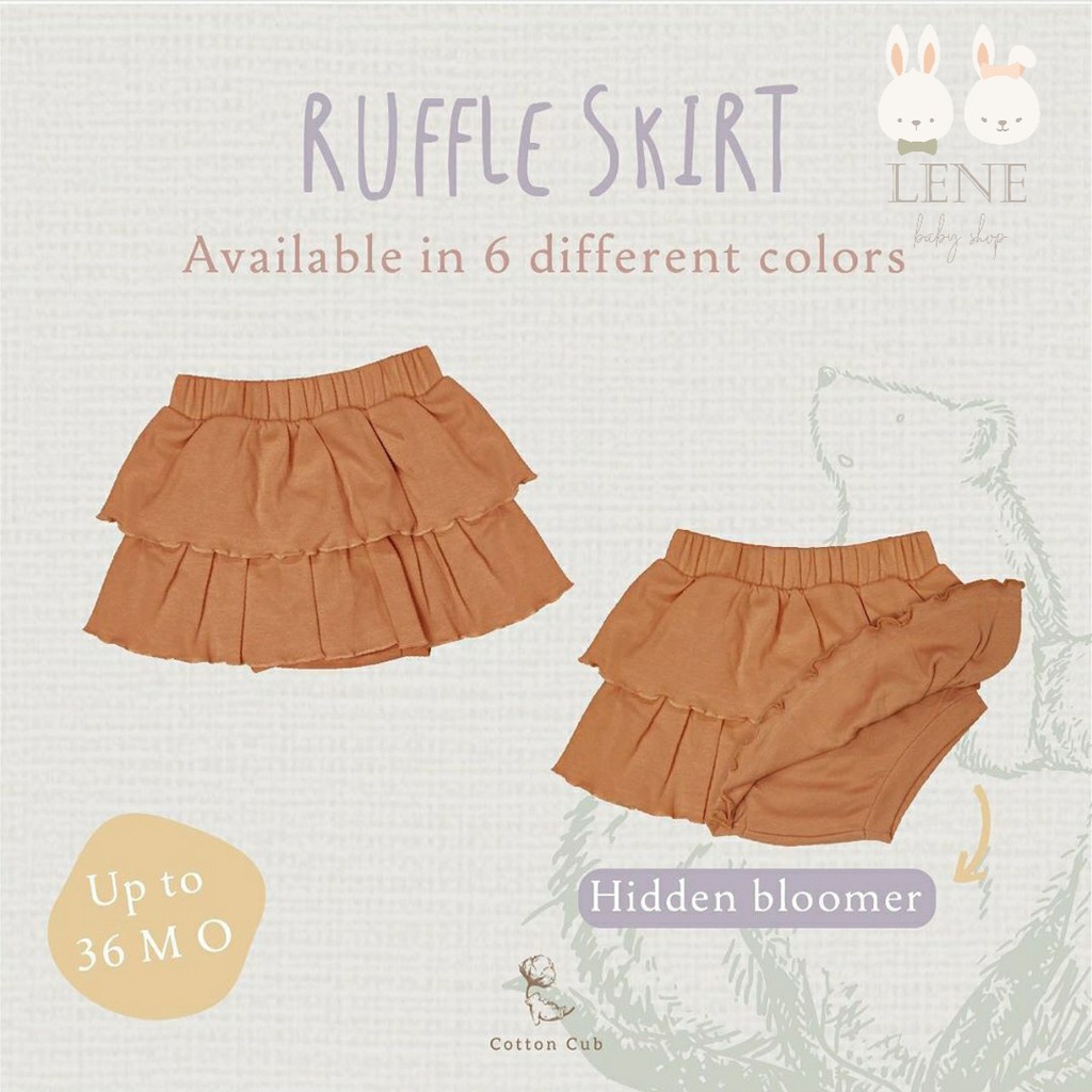 Cotton Cub Ruffle Skirt