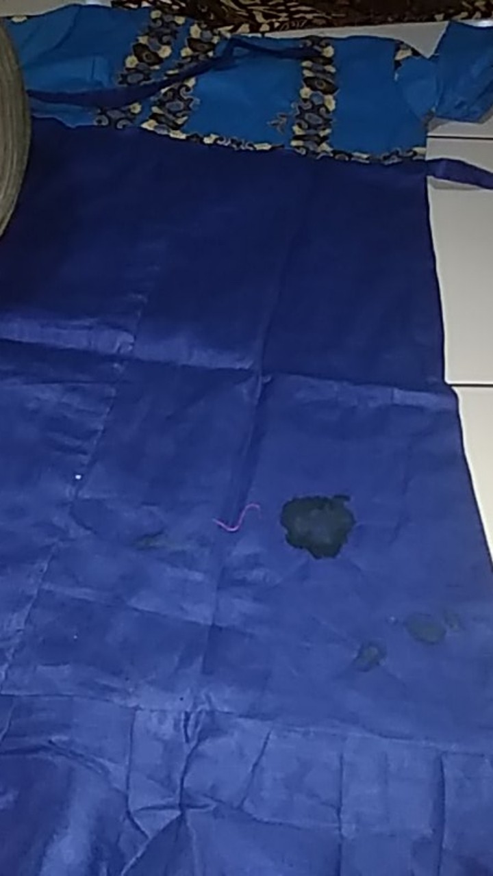 Gamis Batik Anak Kombinasi(balpong)